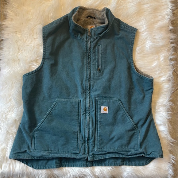 Carhartt Jackets & Blazers - Carhartt Women’s WV001 DTL Vest Teal